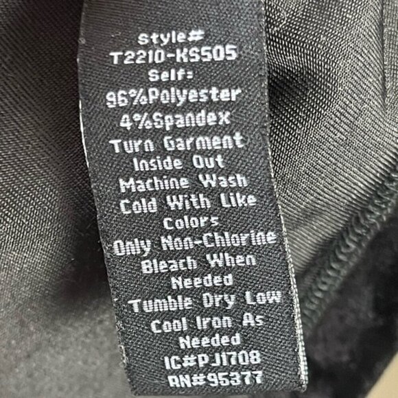 SANCTUARY Choker Neck Black Velvet Top Women’s XS goth grunge bell sleeve - Picture 8 of 9